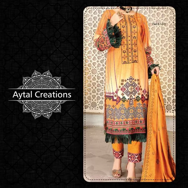 Gul Noor E-131 Slub (5)
